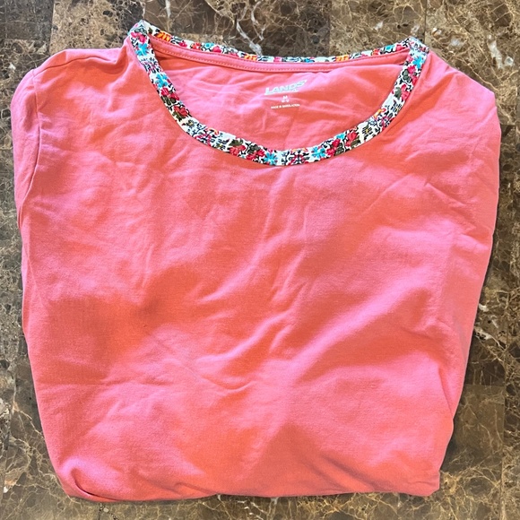 Lands End Pajamas Long Sleeve Paisley Jersey BRAND NEW Elastic Drawstring Pant - Picture 11 of 12